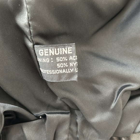 Vintage Georgetown Leather Design Black Jacket. Size 7/8 - Picture 11 of 16